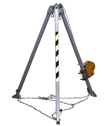 救援三脚架用于矿井救援工作